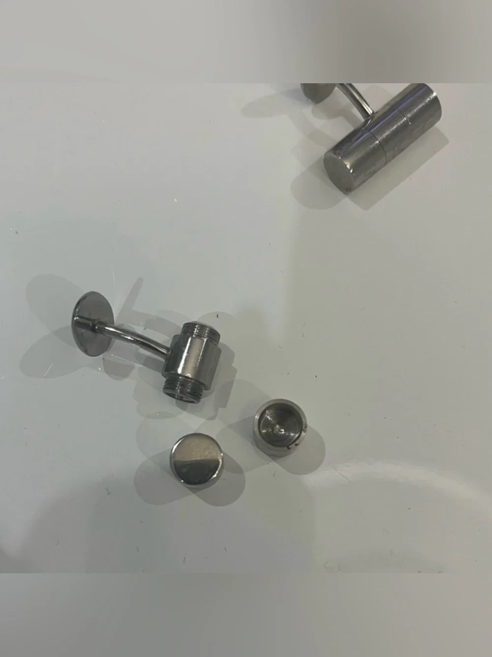 Men’s Silver Secret Message Cuff Links